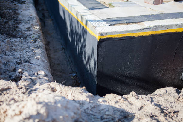 Residential Waterproofing installation at a Pimento, IN home by SJ Waterproofing Pros
